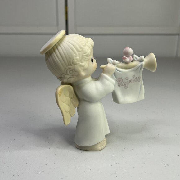 Precious Moments Rejoice O Earth Vintage Collectible Figurine 1991 Enesco Boxed - Picture 5 of 11